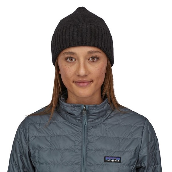 Patagonia Brodeo Beanie Toque Unisex Black - Picture 2 of 7